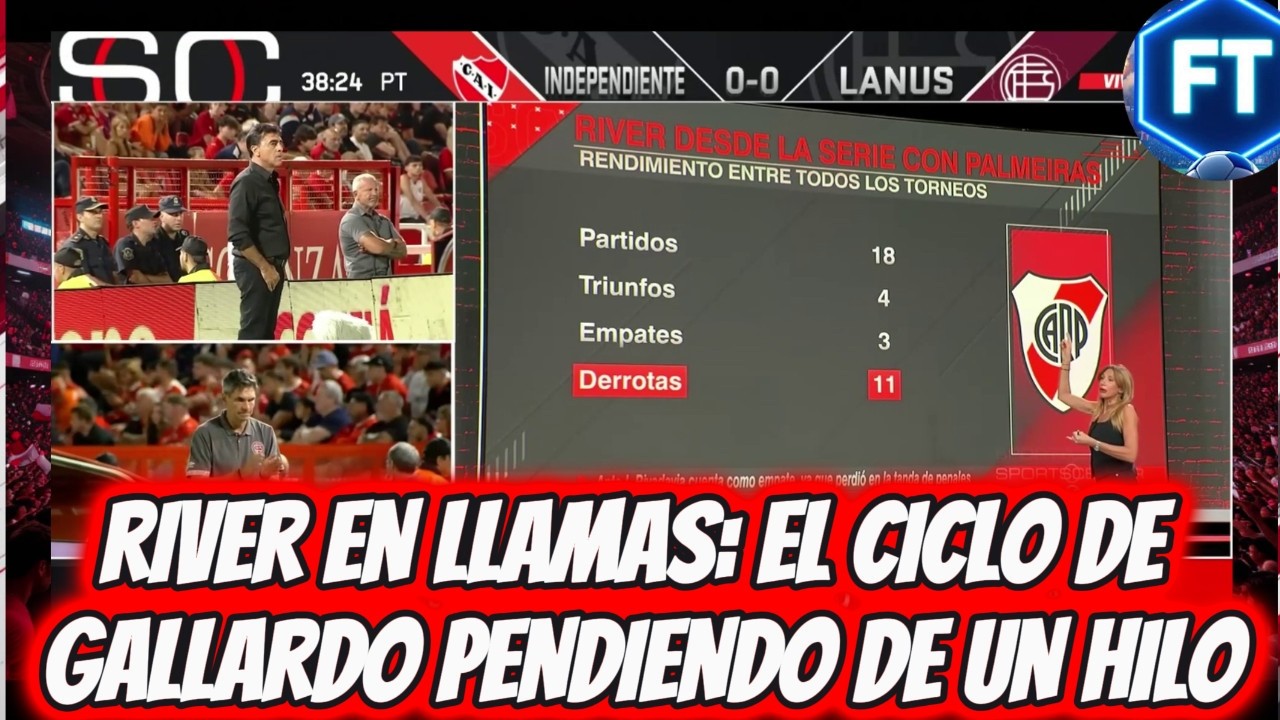 CRISIS TOTAL EN RIVER: GALLARDO PERDIDO Y EL EQUIPO NO REACCIONA