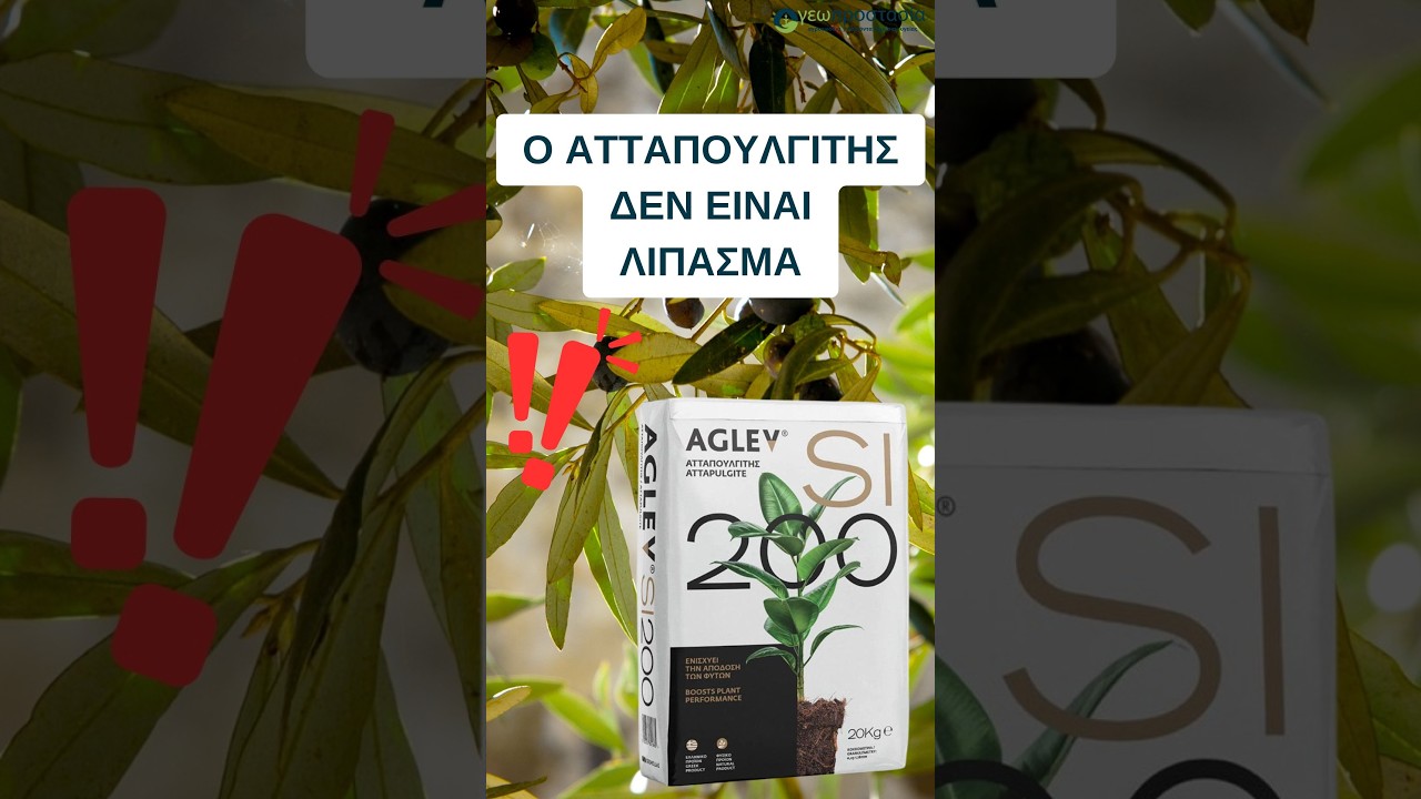 Ο Ατταπουλγίτης δεν είναι λίπασμα | Μάθε πως πρέπει να τον χρησιμοποιείς!
