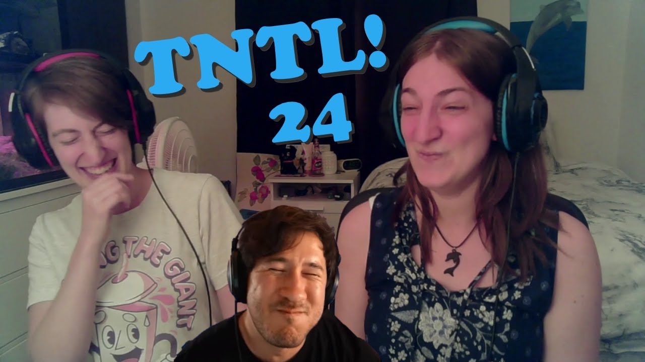 Otterpop and Sis React! to Markiplier's Try Not To Laugh 24 Challenge