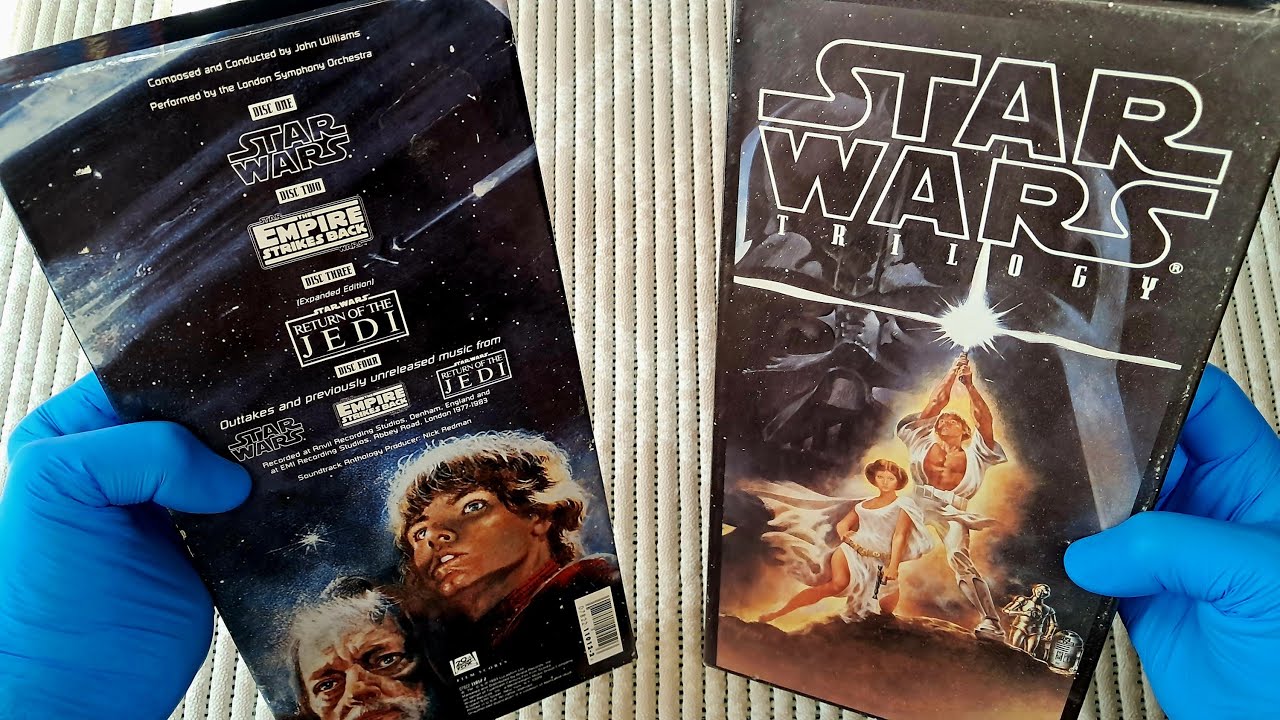 Star Wars Trilogy The Original Soundtrack Anthology 4 CD + Book set 1993 opening
