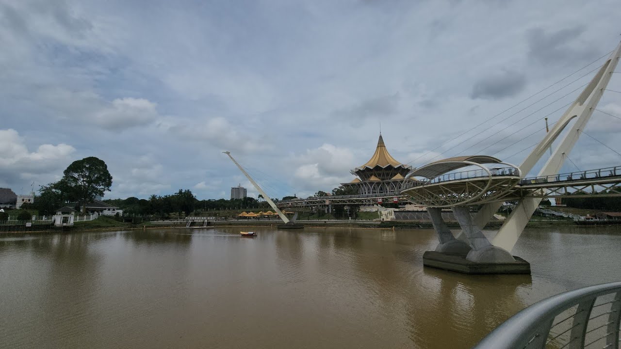 Fort Magharita walk to Old Court House Kuching Sarawak