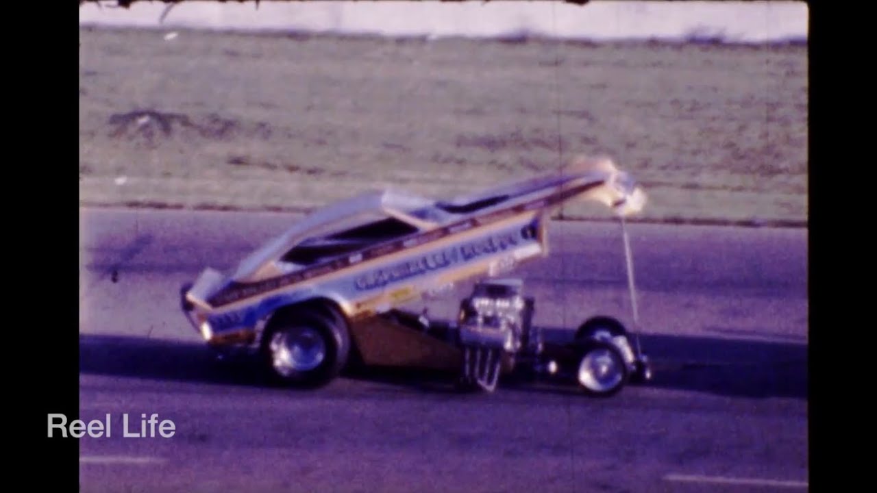 1977, Drag racing at Edmonton International Speedway, Edmonton, Ab