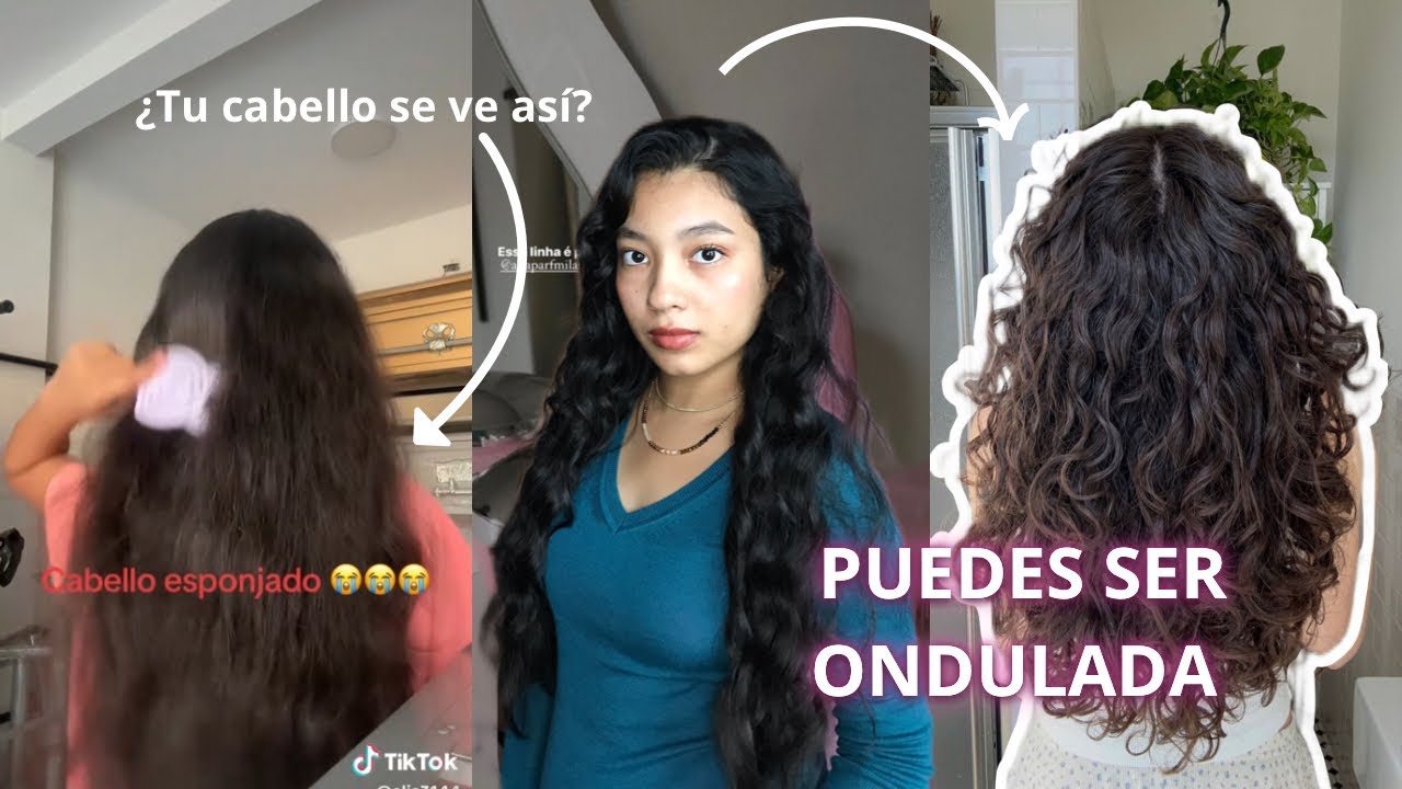 Tips para el CABELLO Ondulado *Rutina para tener Ondas PERFECTAS*/ productos econ&oacute;micos🪷🎀
