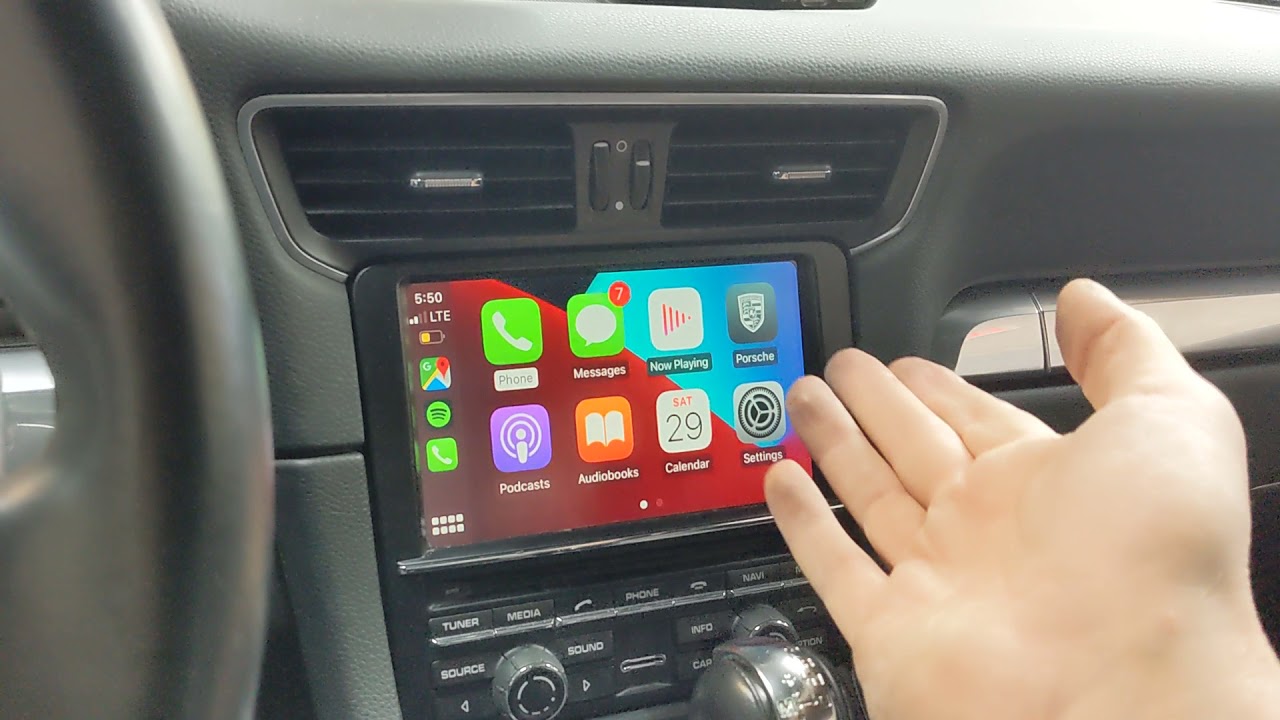 You CAN have CarPlay and Android Auto in your Porsche 911...Wireless Too 