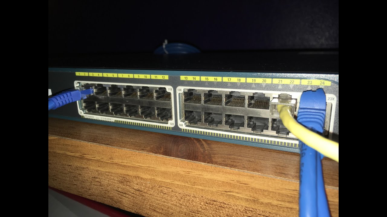 Конфигурация корпоративного коммутатора Cisco Catalyst 2960