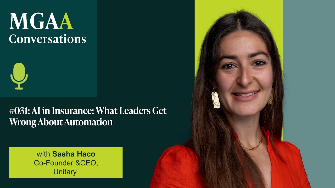 AI in Insurance: What Leaders Get Wrong About Automation with Sasha Haco, Unitary