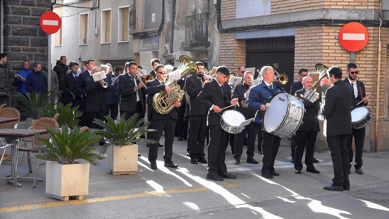 ALEGRES DIANAS Y ALBORADAS EN EL DIA DE &ldquo;SAN RAIMUNDO&rdquo; DE LA BANDA DE MUSICA DE FITERO 15-3-2023