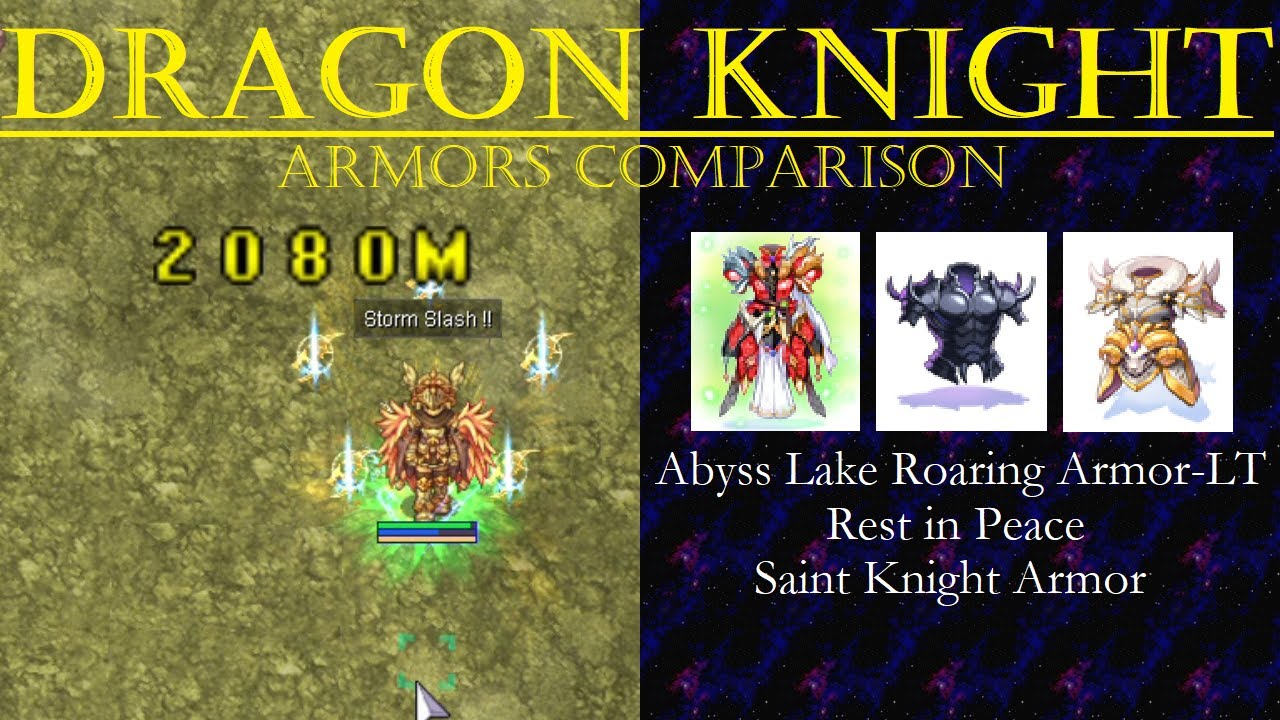[iRO Chaos] Abyss Lake Armor-LT vs Rest in Peace vs Saint Knight Armor | Storm Slash/Hack and Slash