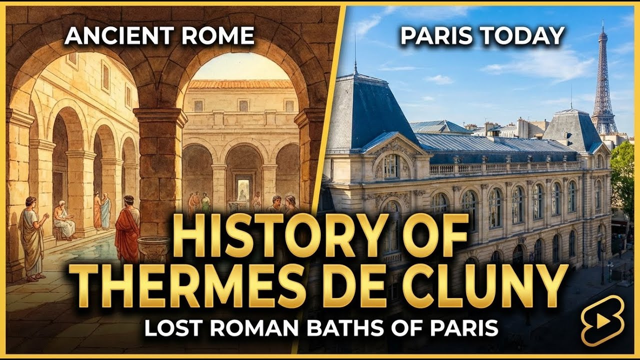 История терм Клюни | Древнеримские бани, скрытые в Париже 🇫🇷