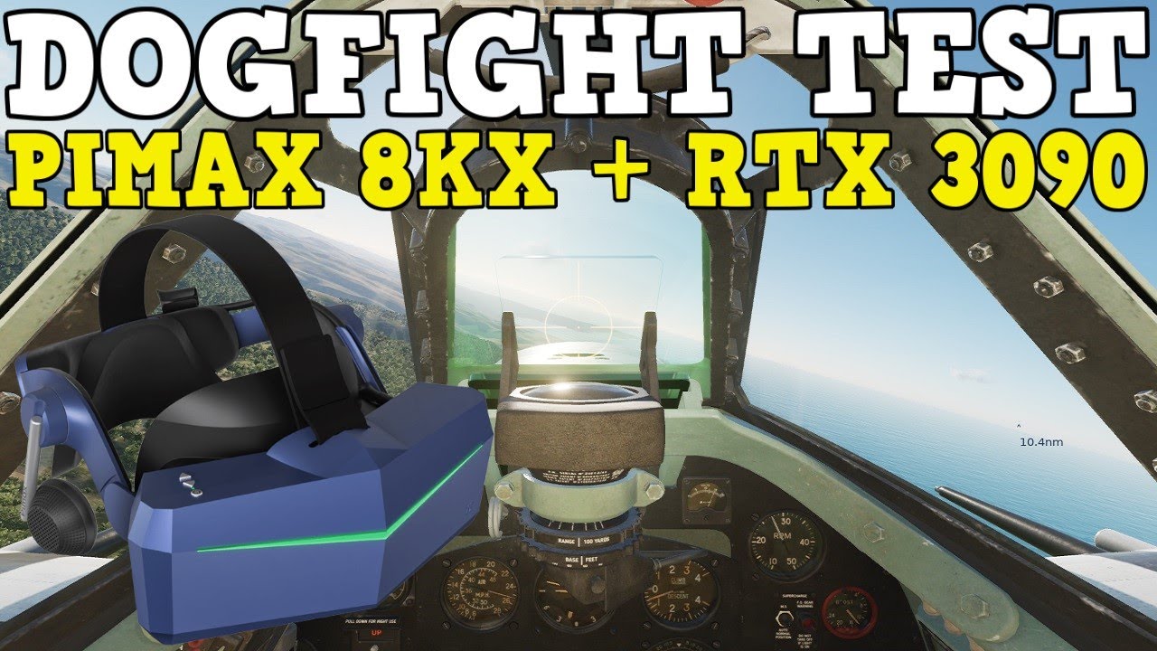 IL-2 STURMOVIK: PIMAX 8KX MASSIVE FOV! 4K PER EYE TEST