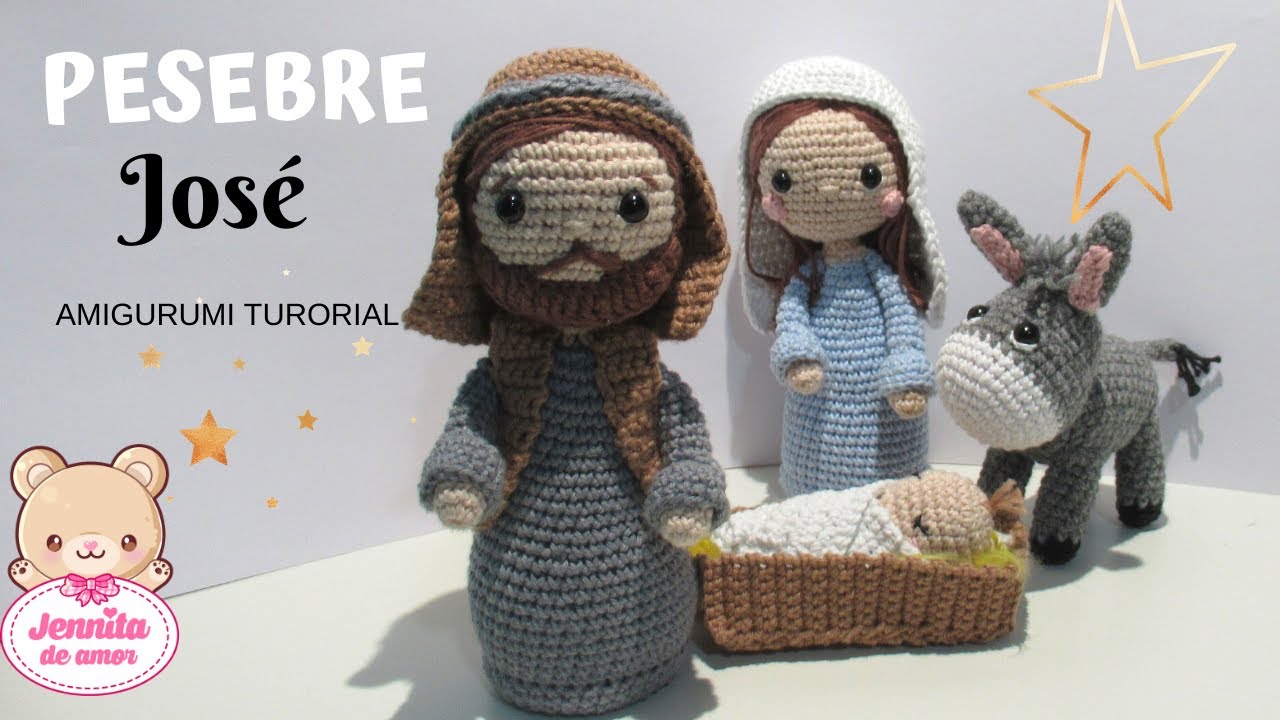 PESEBRE JOSE Tutorial Amigurumi (Patrón en Descripción)