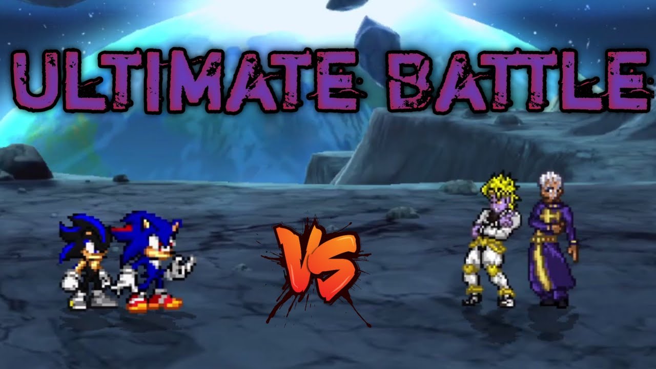 Shadic (all form) & Seelkadoom (all form) VS Dio Over Heaven & Pucci (all form) in Jump Force Mugen