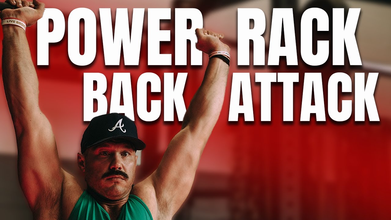 4 Back Exercises to BLOW UP your back muscles in the Power Rack