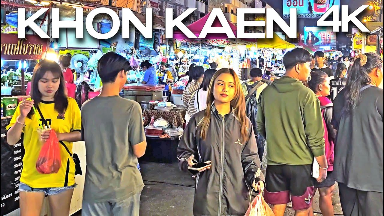 Isaan Vlog in KHON KAEN. Thailand (4k)