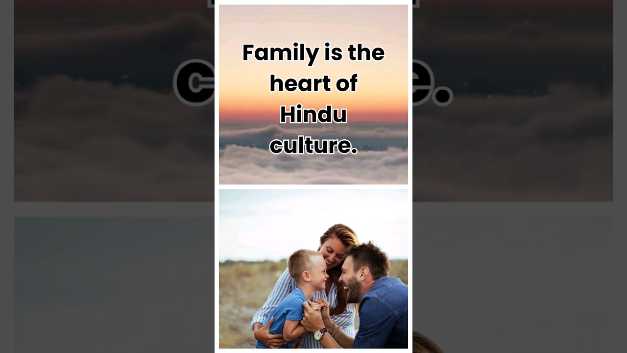 Family: The ❤️ of Hindu Culture 🇮🇳 #dharma #family #love #indian #shorts #knowledge
