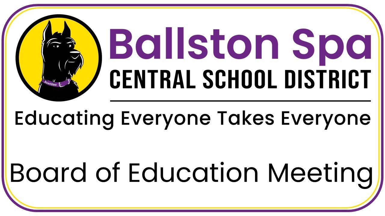 Ballston Spa BOE Meeting- November 5,  2025