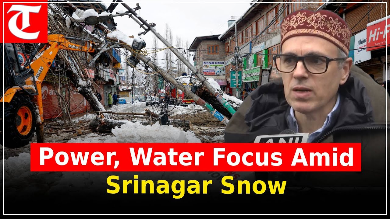 Srinagar Snowfall: CM Omar Abdullah on Tourism, Power Crisis & Budget Meeting