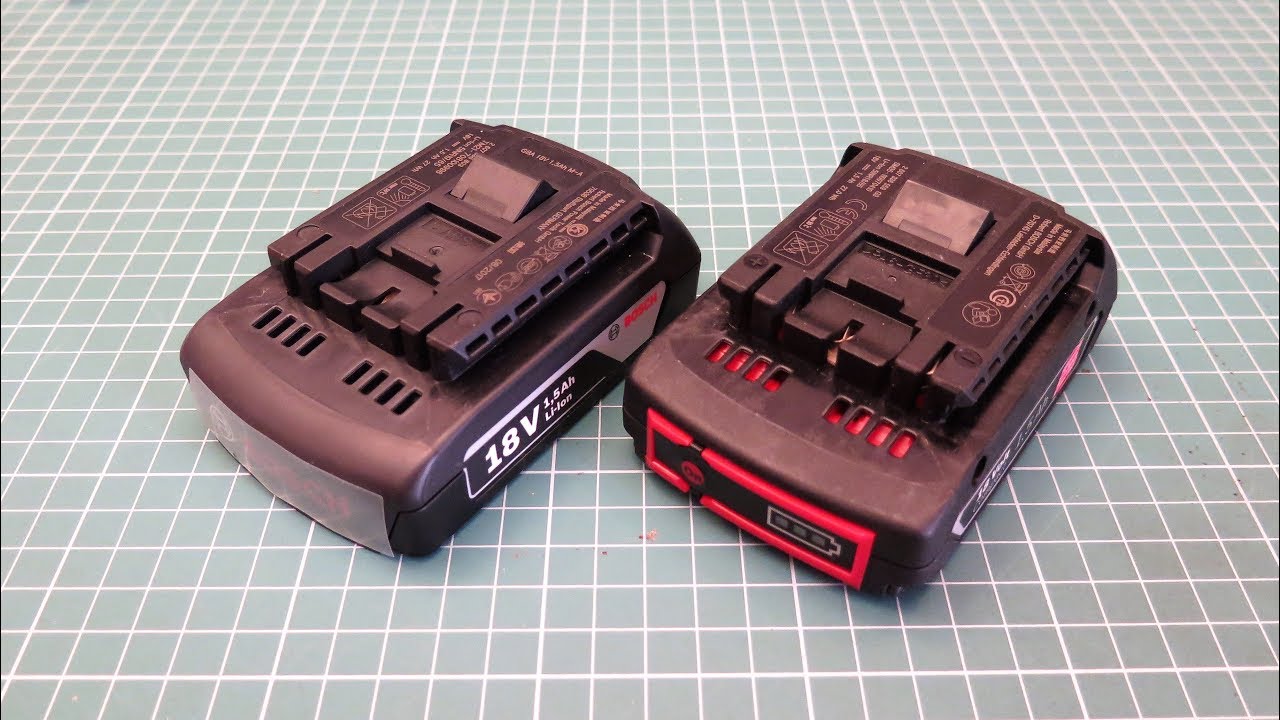 Аккумуляторы GBA 18V 1.5Ah с индикацией и без. Тест 1. GAS 18V-10L