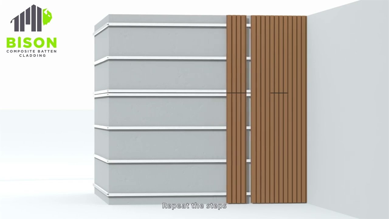 Bison Batten Cladding with Metal Window Trim | Installation Guide