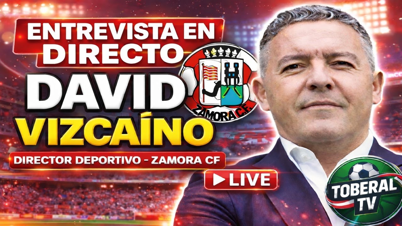 Entrevista en Directo | David Vizcaíno, Director Deportivo del Zamora CF