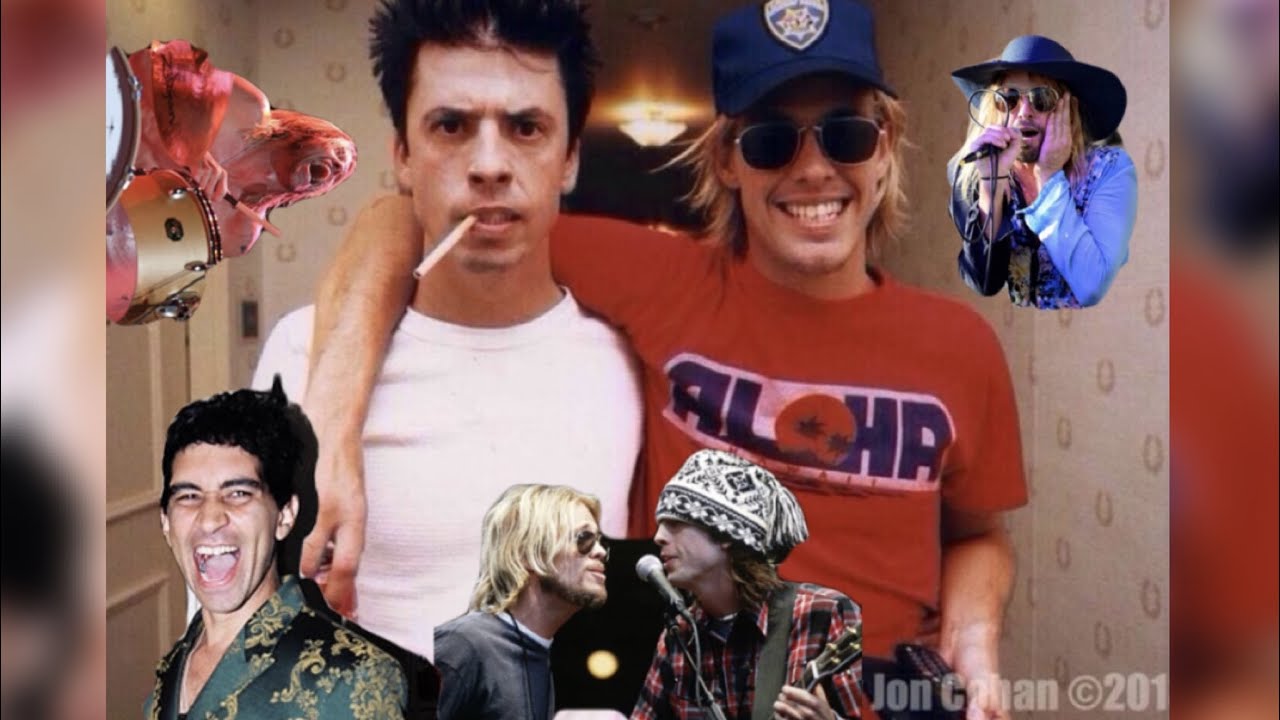 everything you've never seen before of DAVE GROHL, TAYLOR HAWKINS & PAT SMEAR