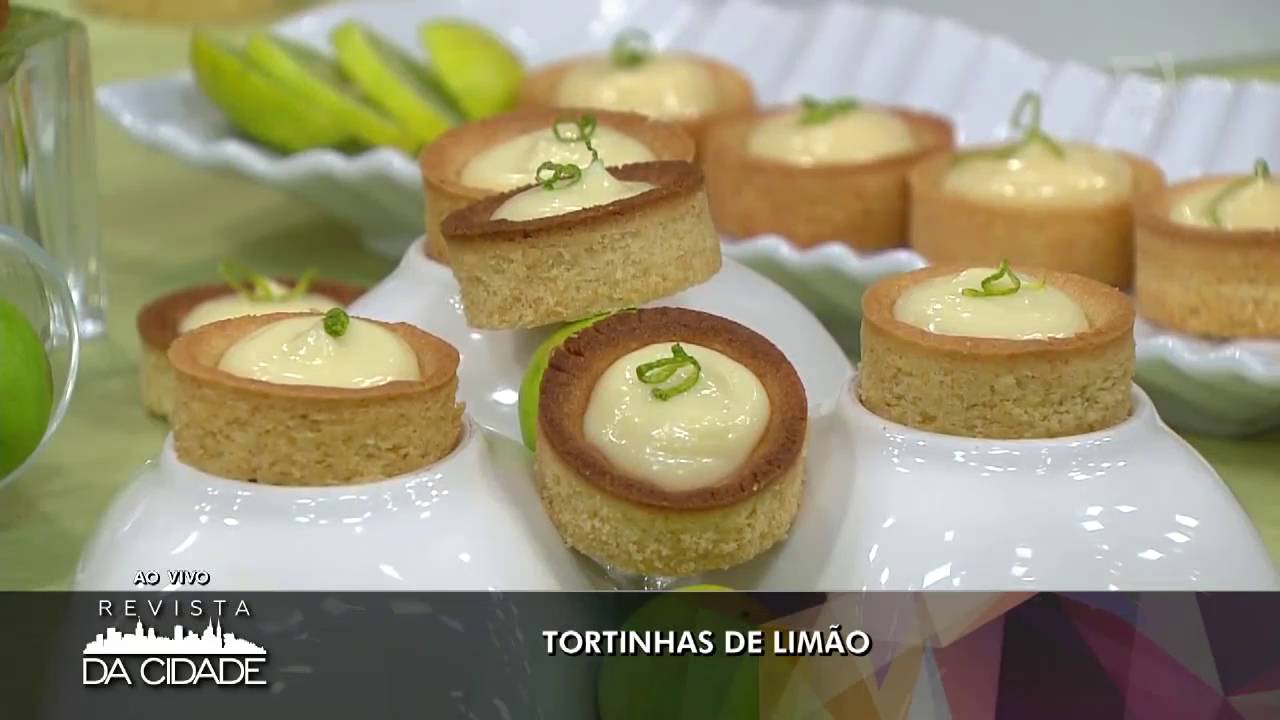 Tortinha de Lim&atilde;o  - Revista da Cidade (23/09/2016)