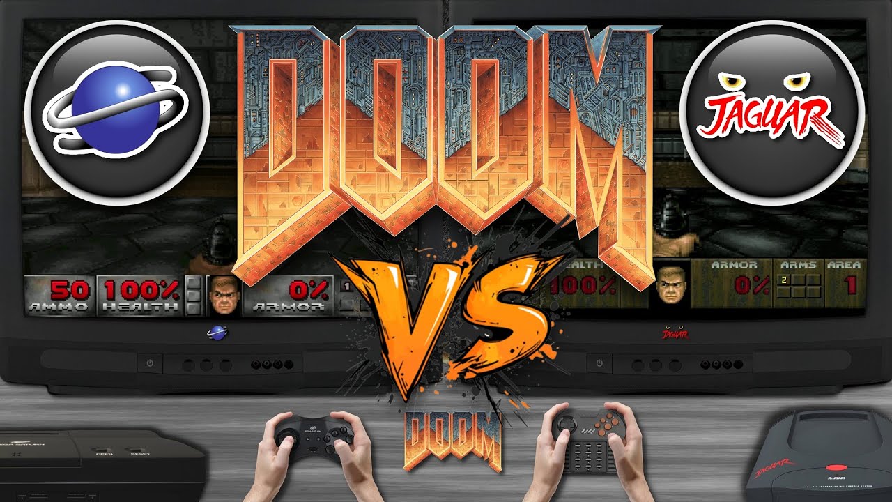 Doom 🎮 Sega Saturn vs Atari Jaguar | Side-by-Side Comparison