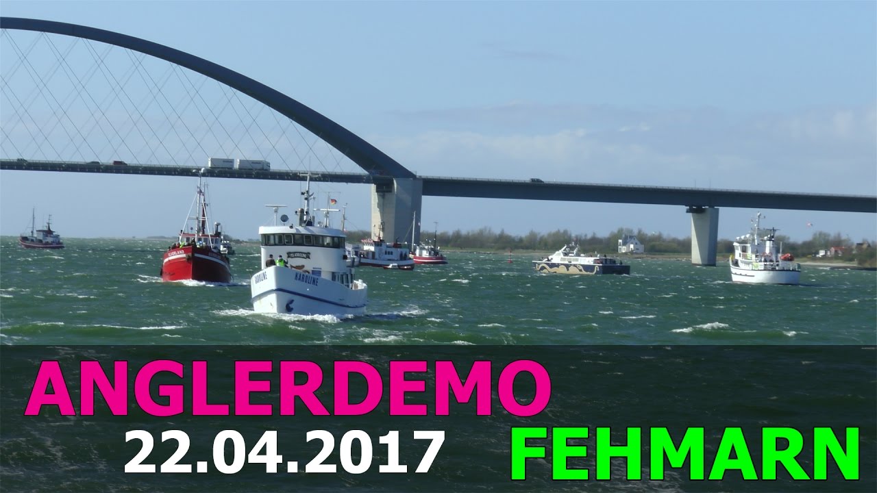 Anglerdemo Fehmarn - Nein zu Angelverboten