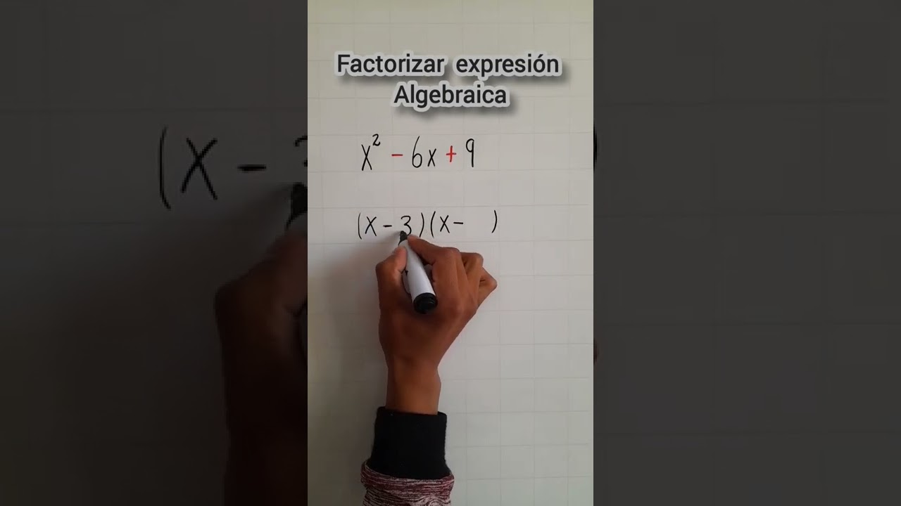 factorizar expresi&oacute;n algebraica