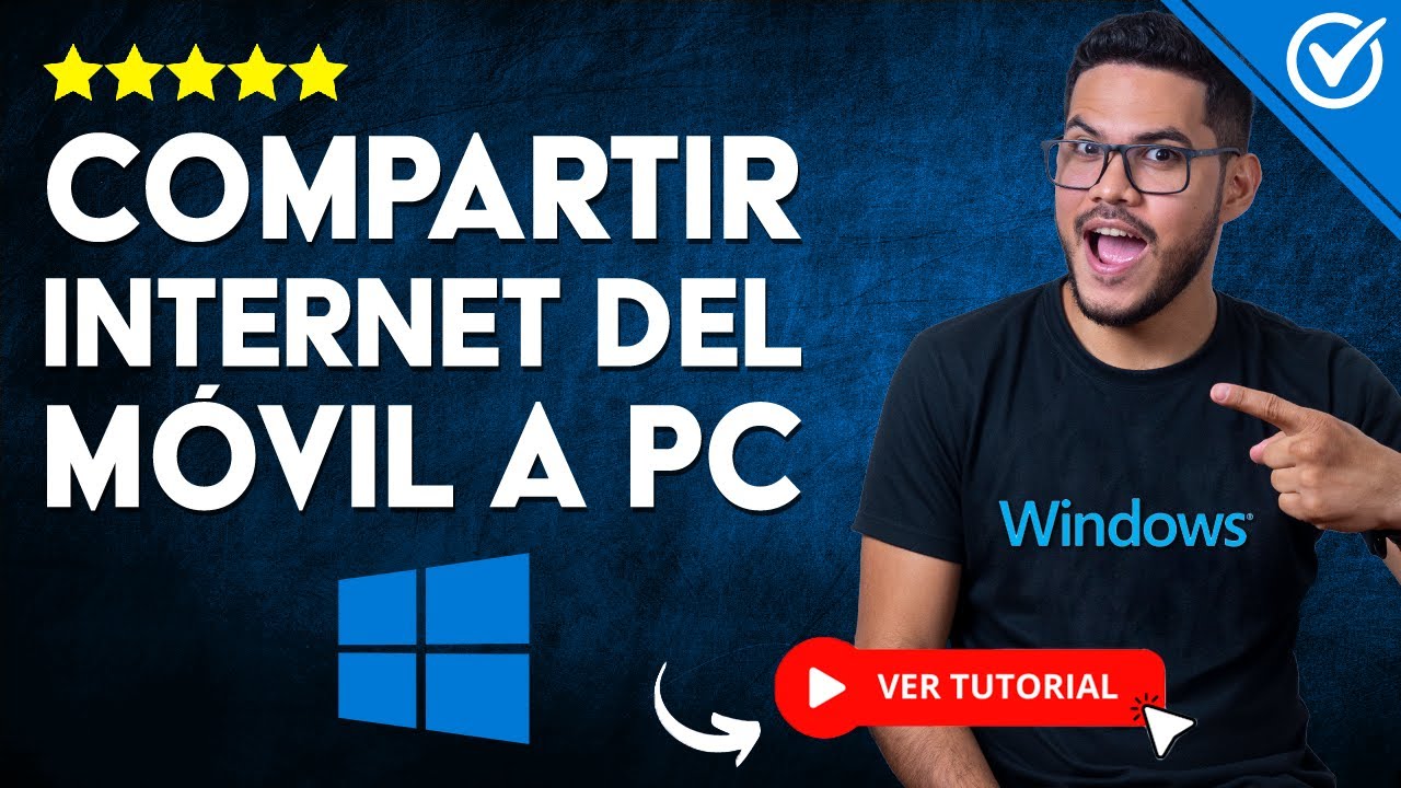 C&oacute;mo COMPARTIR INTERNET del CELULAR a la Laptop o PC | 💻​ Por Wifi, Bluetooth o Cable USB ​💻​