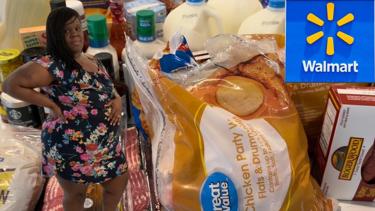 Покупки продуктов в Walmart: Беременная мама девятерых детей #покупкипродуктов