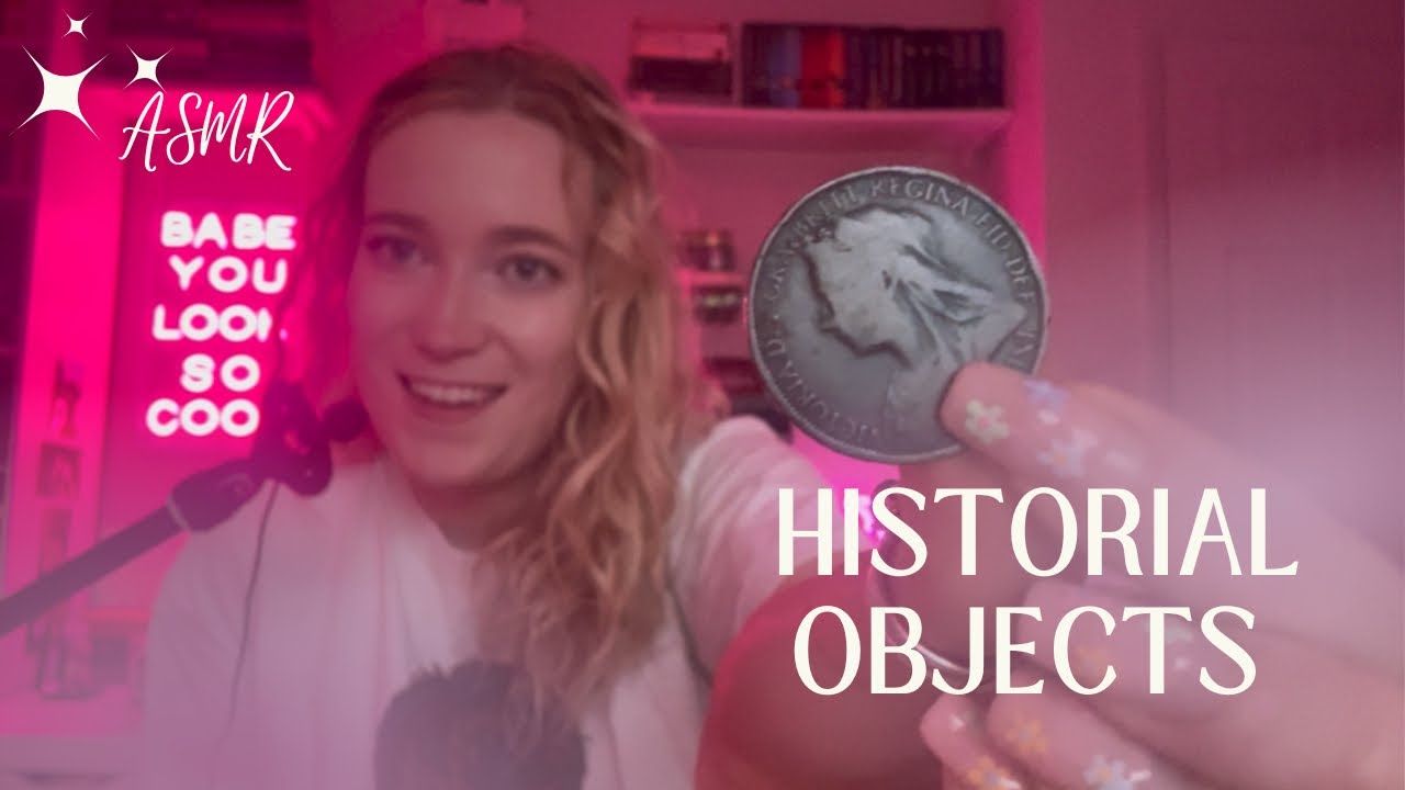 Historical objects! ASMR whispering & tapping!
