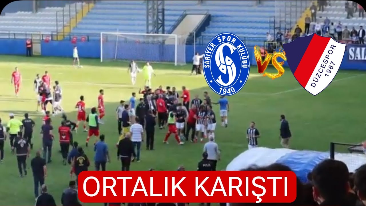 Küme Düşme Hattında Nefes Kesen Maçta Kazanan Sarıyer Maç Sonu Ortalık Karıştı!