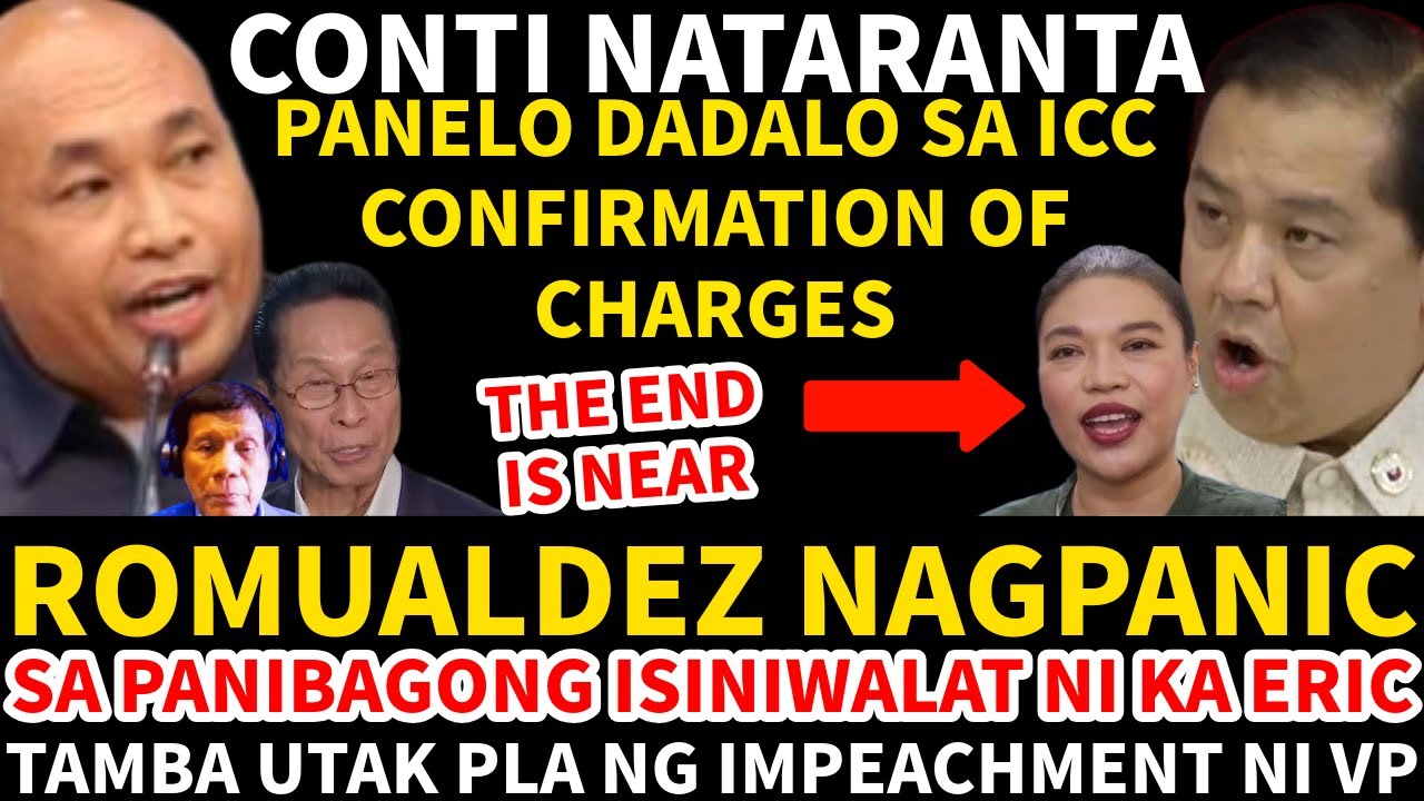 ROMUALDEZ NAGPANIC SA PANIBAGONG ISINIWALAT NI KA ERIC TAMBA UTAK PLA NG IMPEACHMENT NI VP-TIANGCO