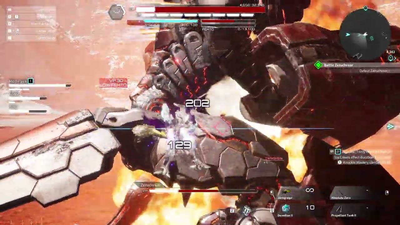 Daemon X Machina Titanic Scion - Zeruchroar Boss Fight