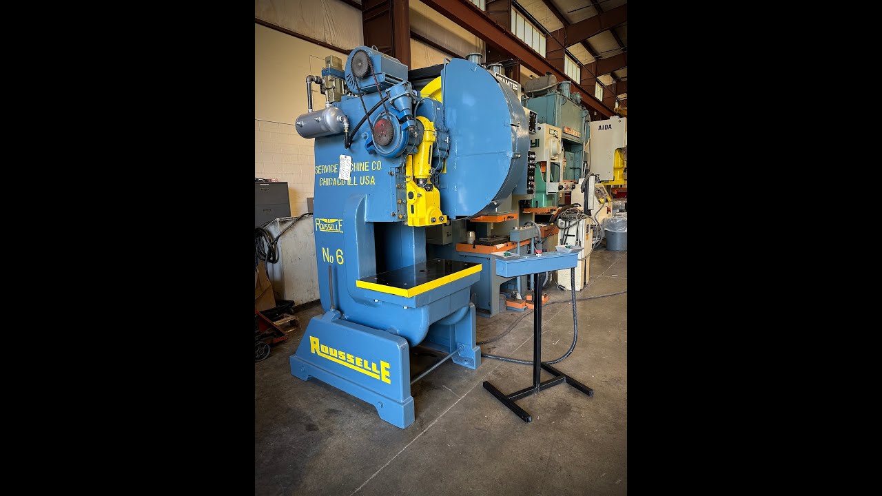 60 TON ROUSSELLE OBI FLYWHEEL PRESS - ALMA #4860