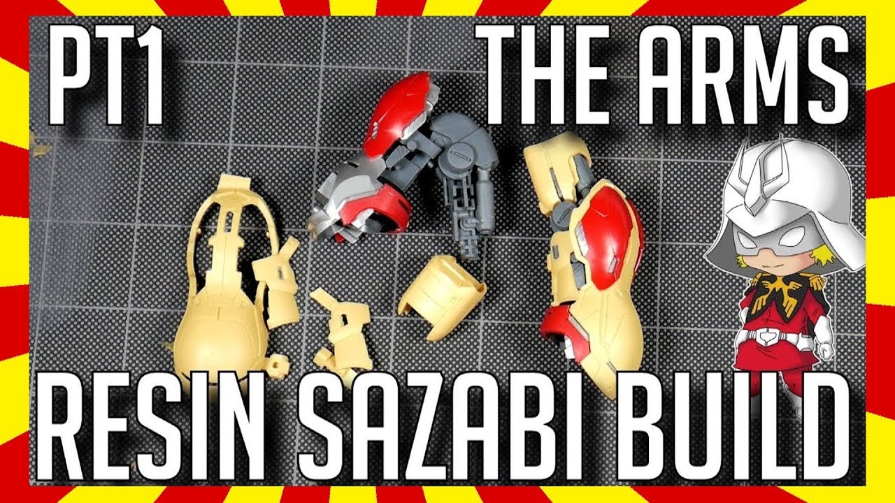 AnchorT MG SAZABI 2.0 RESIN CONVERSION KIT  PT1 THE ARMS By Infinite Dimensions