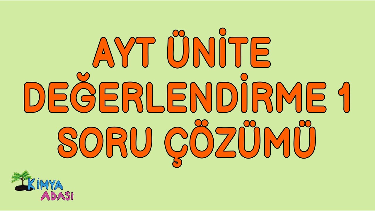 MODERN  ATOM TEORİSİ - AYT KİTABIMIZDAN SORU ÇÖZÜMÜ