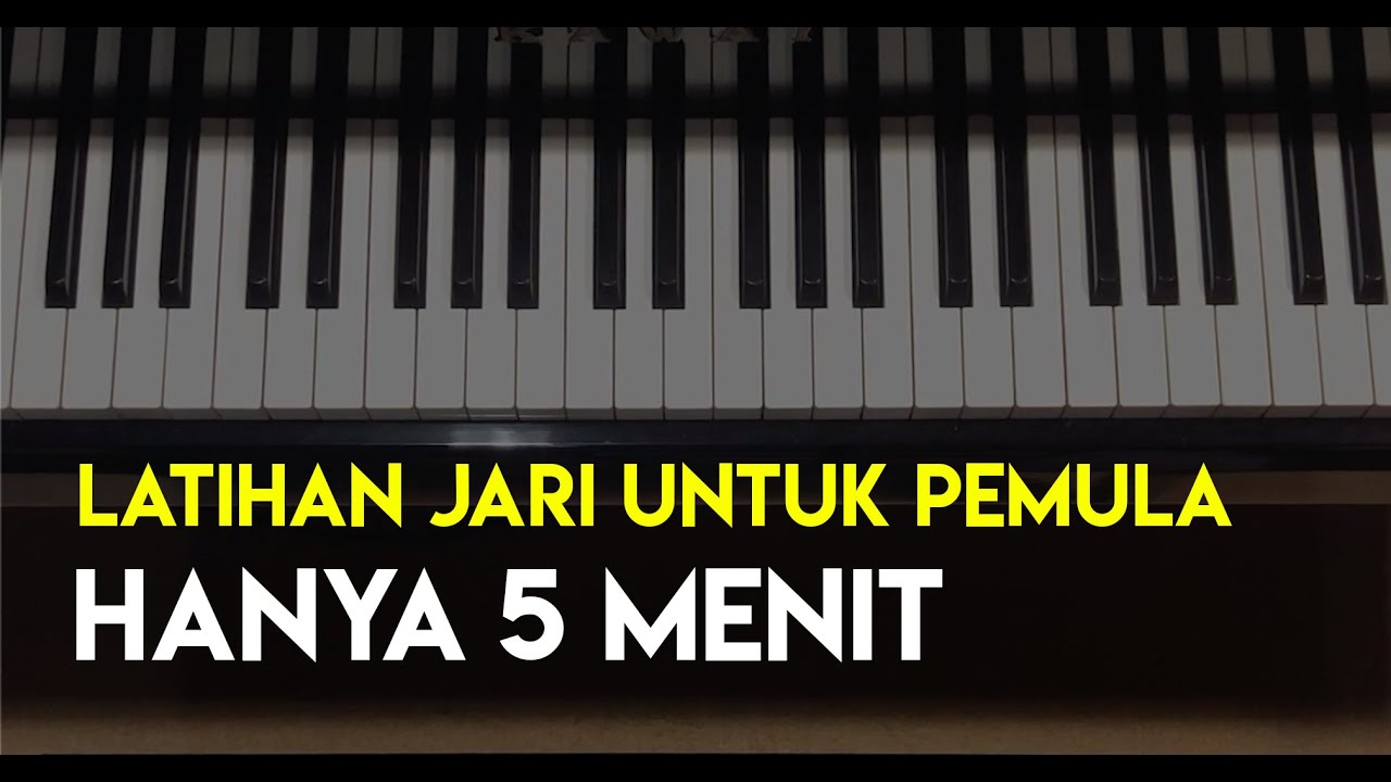 5 MINUTES EASY FINGER EXERCISE FOR BEGINNER | Praktek Level 1 | Belajar Piano Klasik Selama 1 Bulan