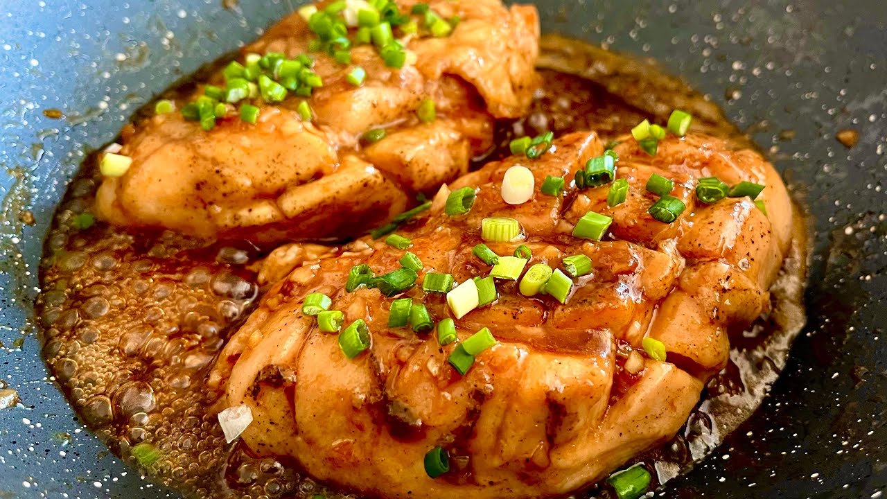 Honey garlic chicken ! Dinner ready in 15 minutes