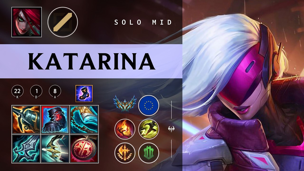 Katarina Mid vs Hwei - EUW Challenger Patch 26.04