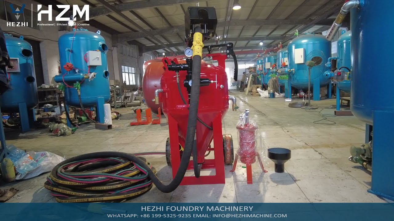 Dustless DB500 Portable sand blasting machine for dust and paine remove cleaning