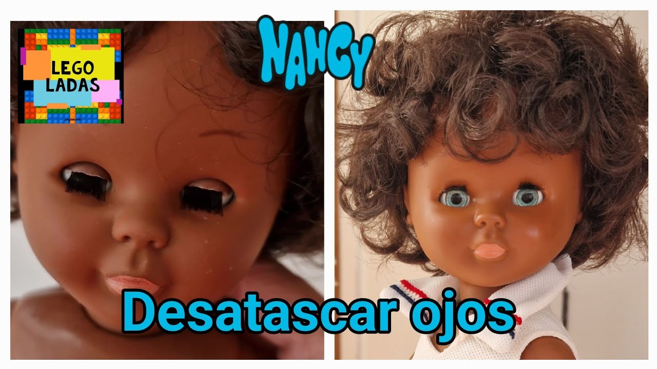 Nancy vintage desatascar ojos durmientes, paso a paso.