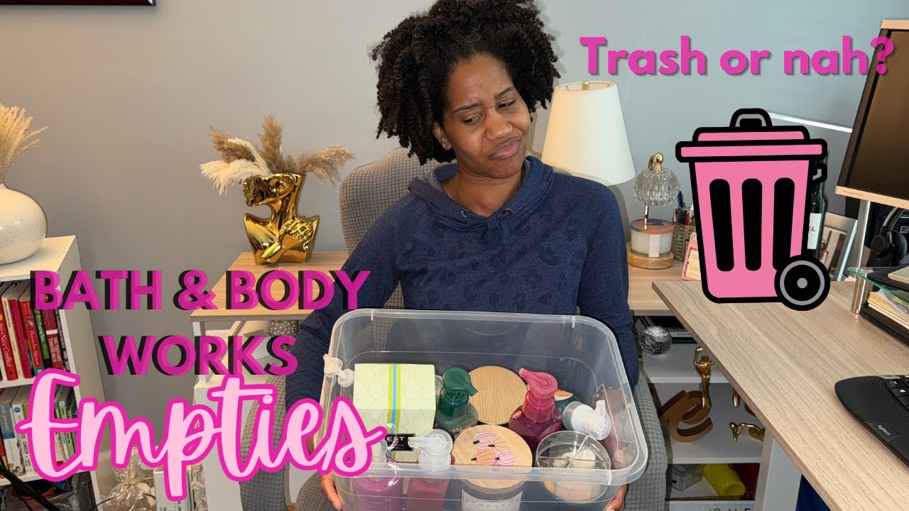 Bath and Body Works and Cleaning Product Empties | Bath & Body Works Review | Gabrielle Ishell🕯