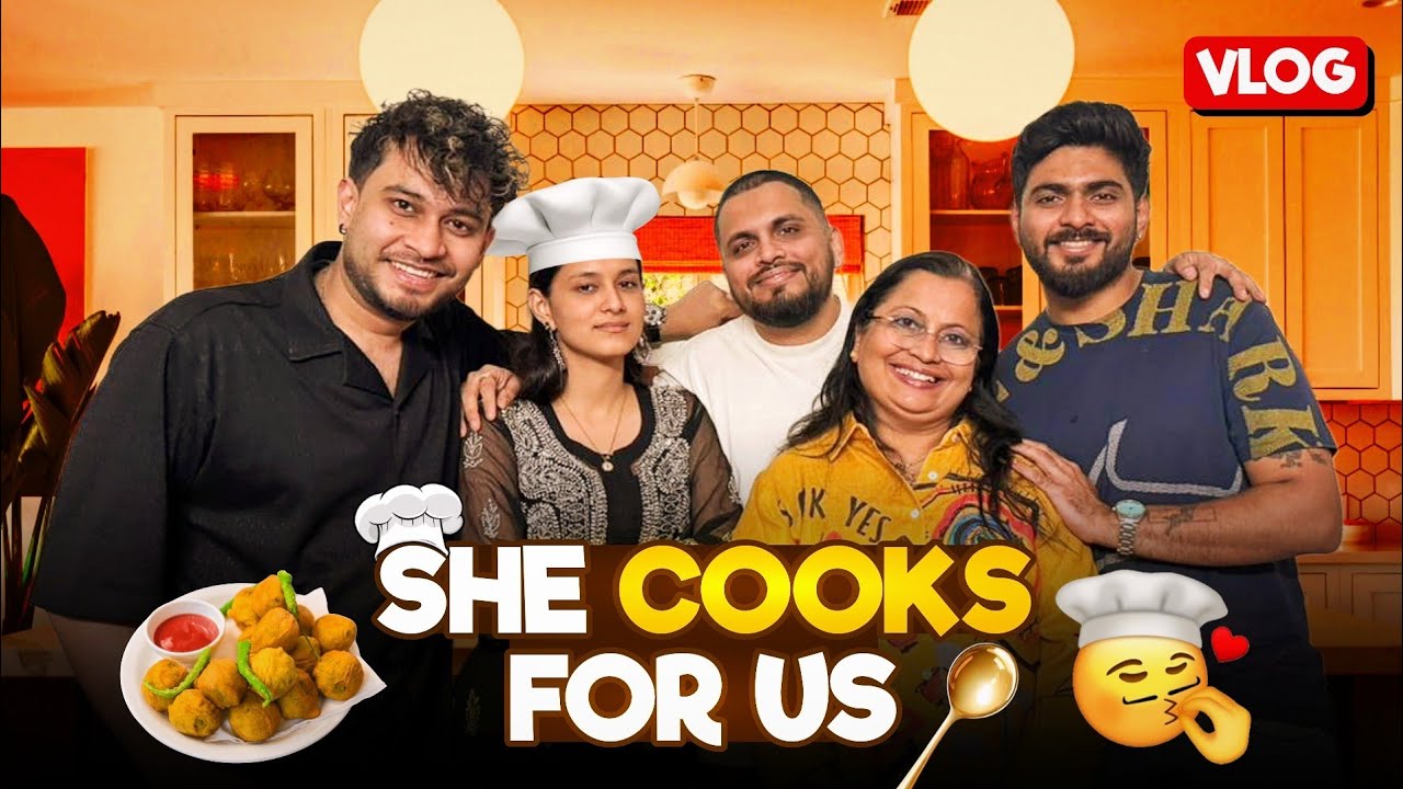 HONE WALI BIWI COOKS WITH MY MOM 😋 VLOG-05