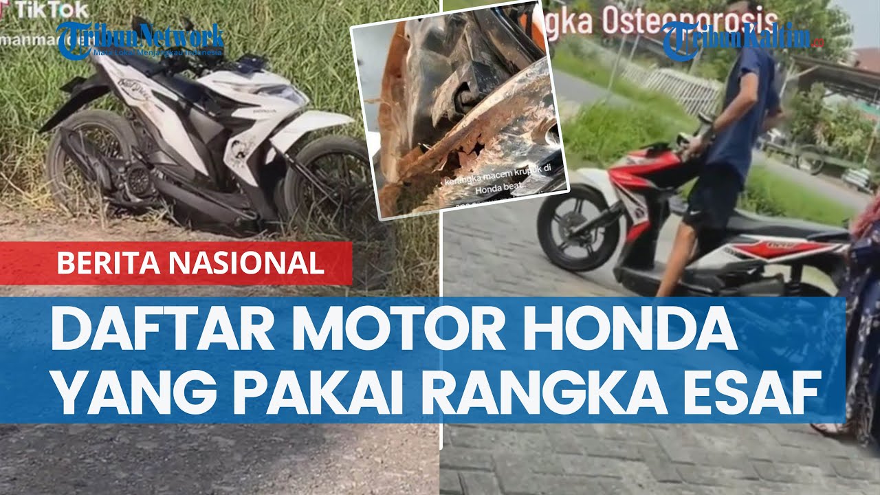 Daftar Motor Honda yang Pakai Rangka eSAF, Ramai Polemik Rangka Patah