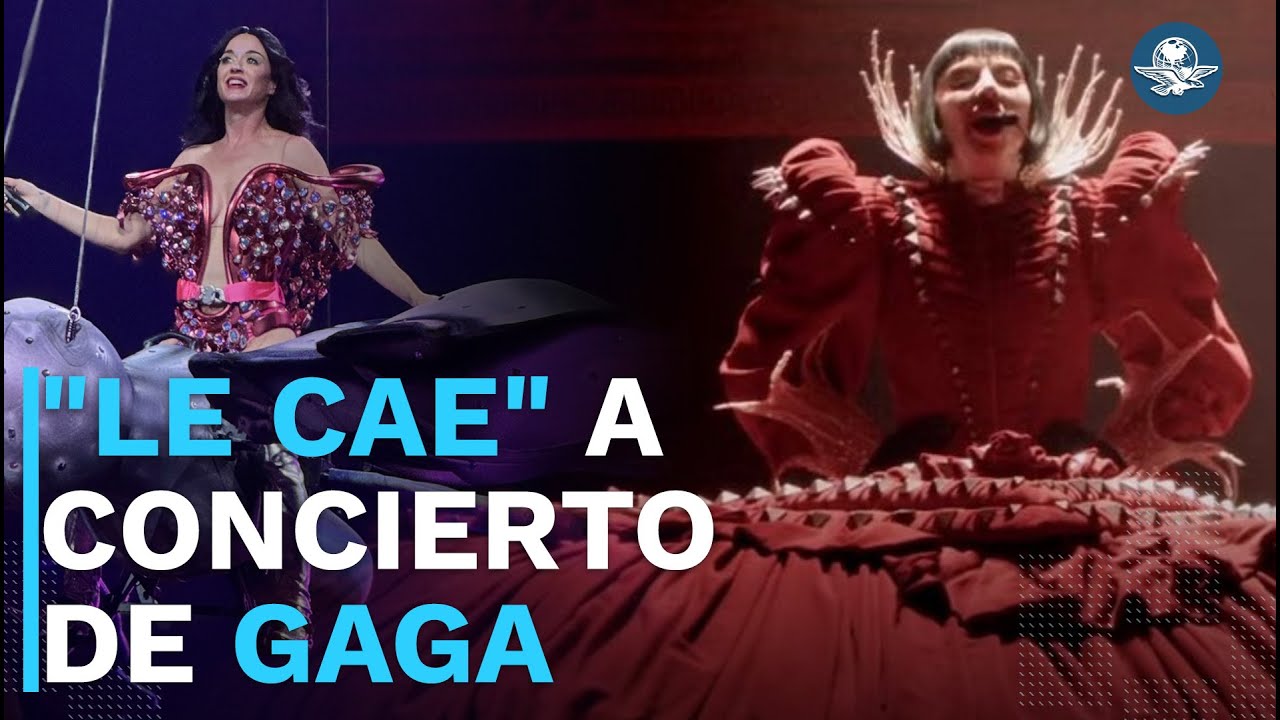 Captan a Katy Perry en concierto de Lady Gaga en CDMX