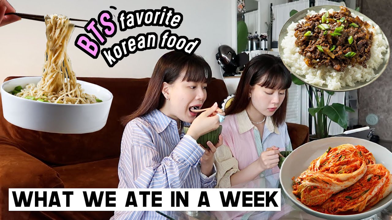 What I Ate In A Week In Korea: BTS’ favorite Korean food (easy recipes) | Q2HAN