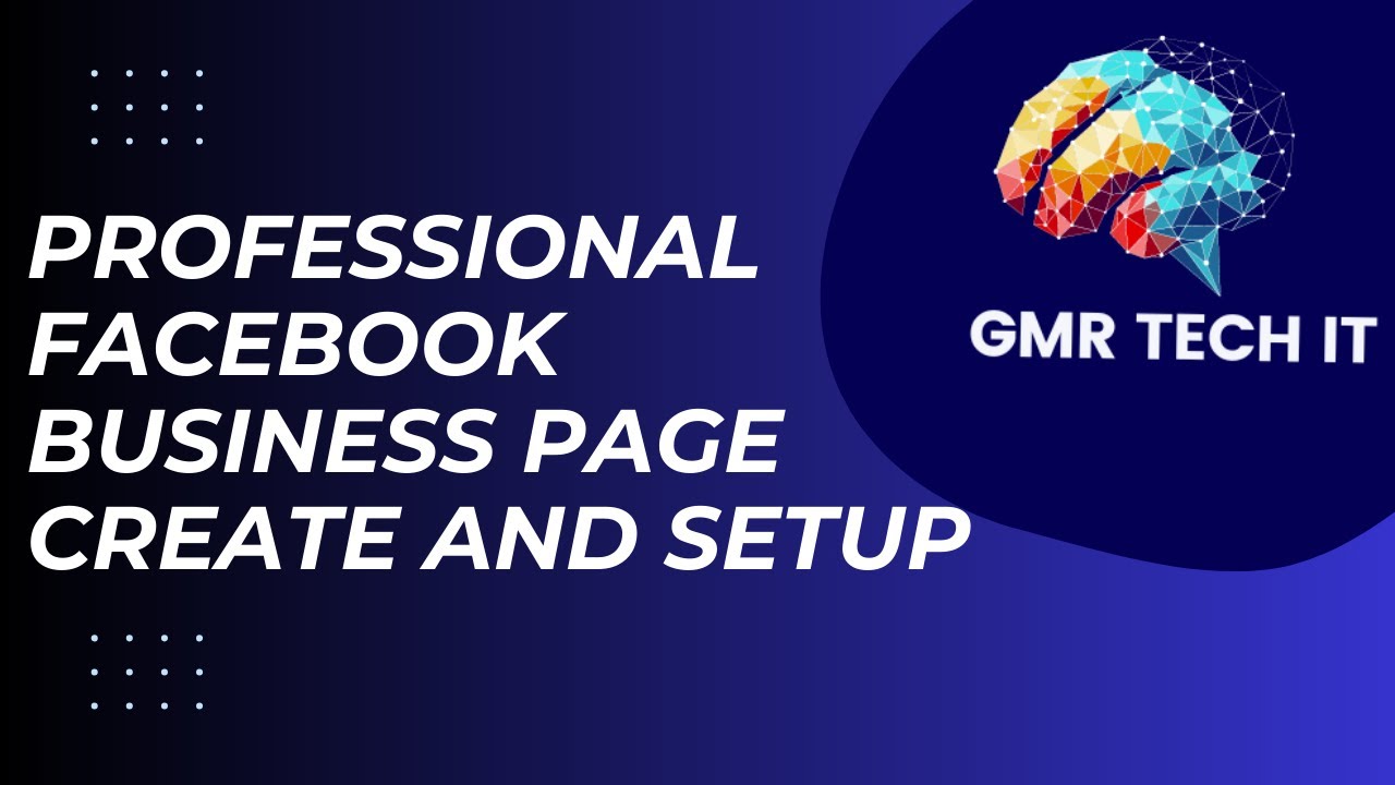How to create a Professional Facebook Business page and setup.