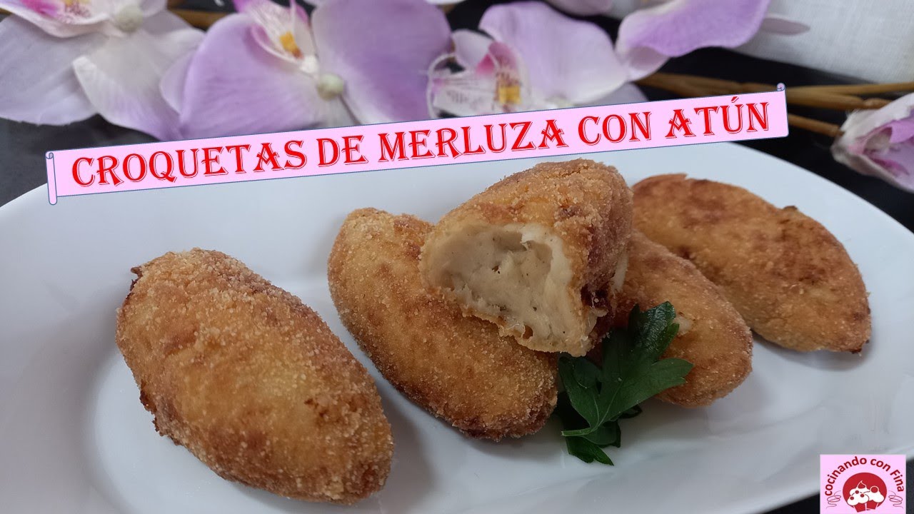 CROQUETAS DE MERLUZA CON ATÚN en Monsieur Cuisine Connect, Plus, Smart, Thermomix, Mambo- Caseras